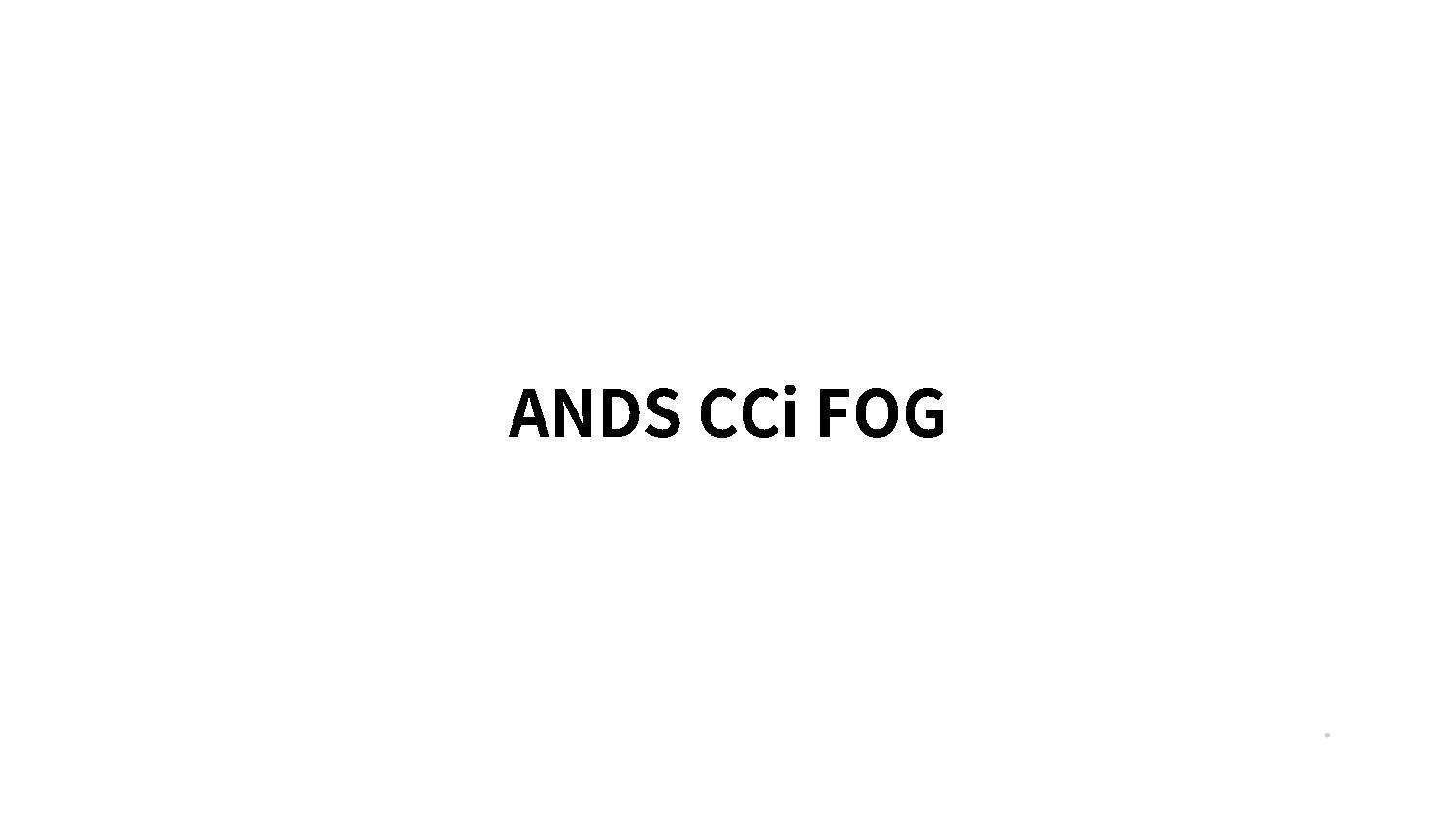 ANDS CCI FOG