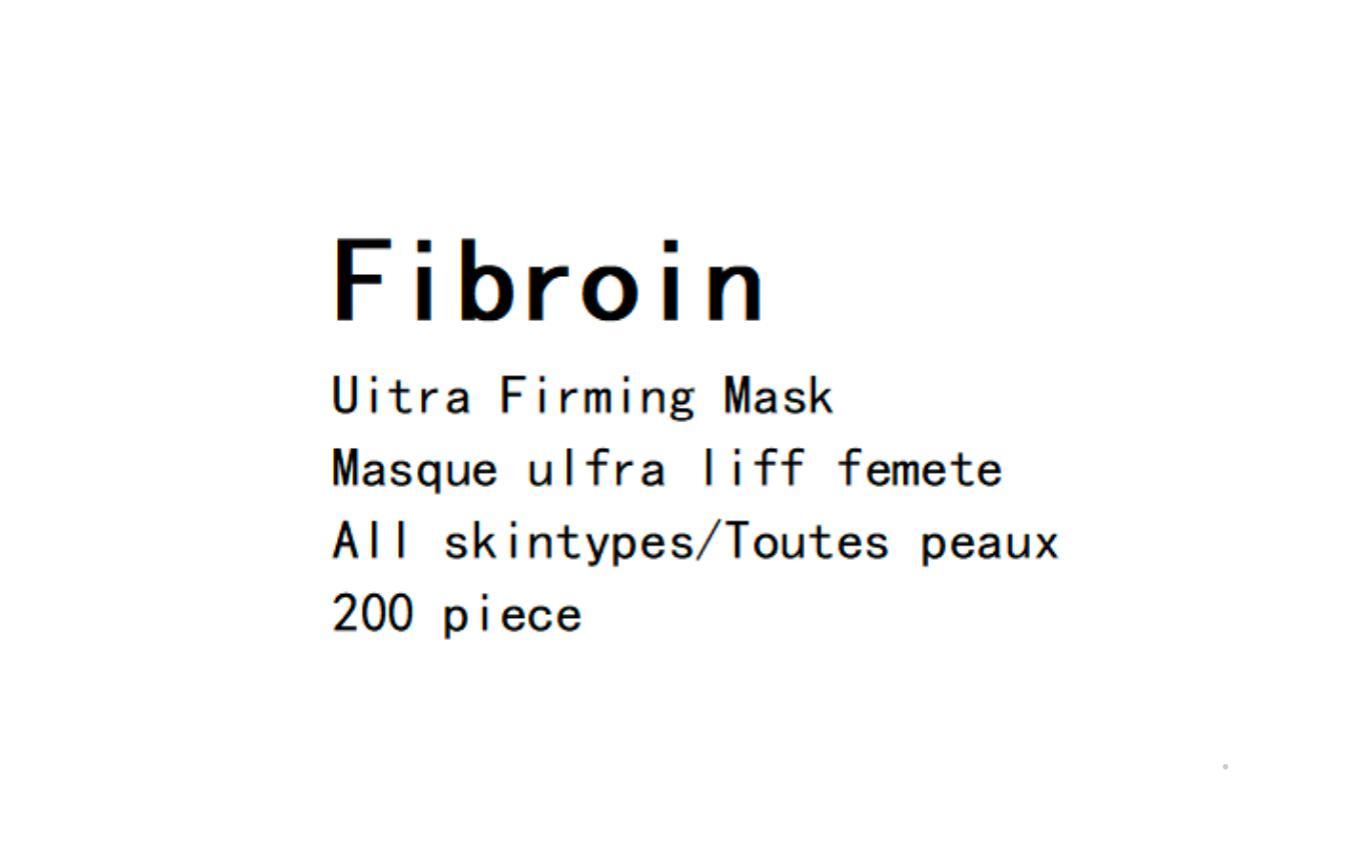 FIBROIN UITRA FIRMING MASK MASQUE ULFRA LIFF FEMETE ALL SKINTYPES/TOUTES PEAUX 200 PIECE