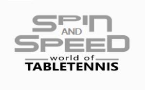 SPIN AND SPEED WORLD OF TABLETENNISlogo